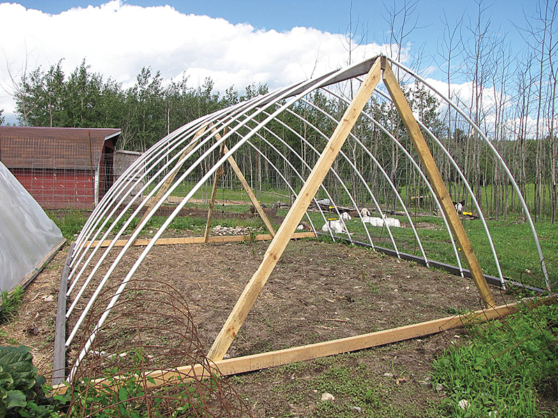 Build Your Own Hoop House Backwoods Home Magazine