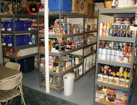 Food storage ideas and container resources. This person keeps a year's  supply of food on hand!
