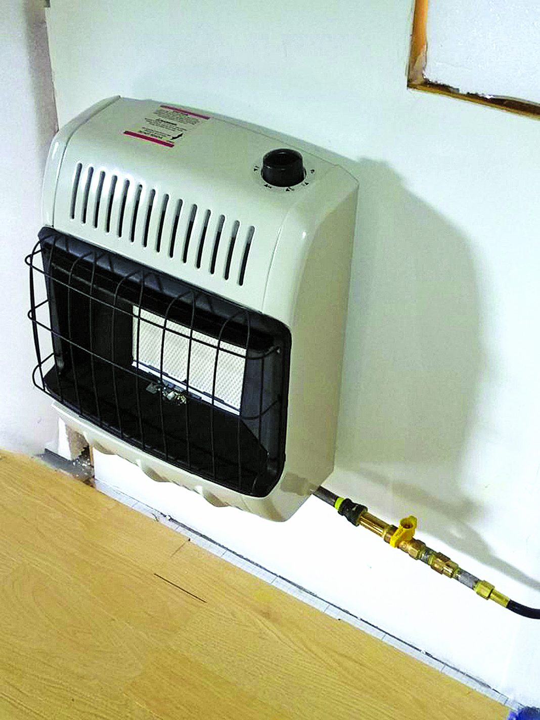 Installing a propane heater - Backwoods Home Magazine