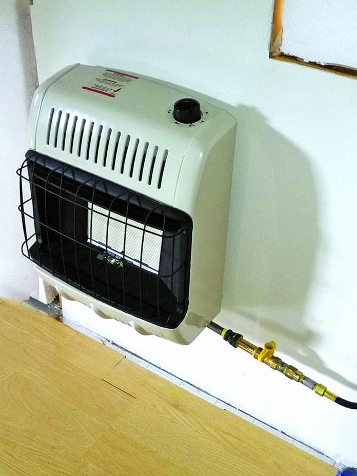 Installing a propane heater Backwoods Home Magazine