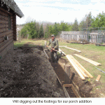 Porch-footings