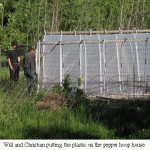 Covering-hoop-house