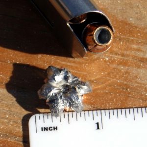 expanded hollowpoint bullet